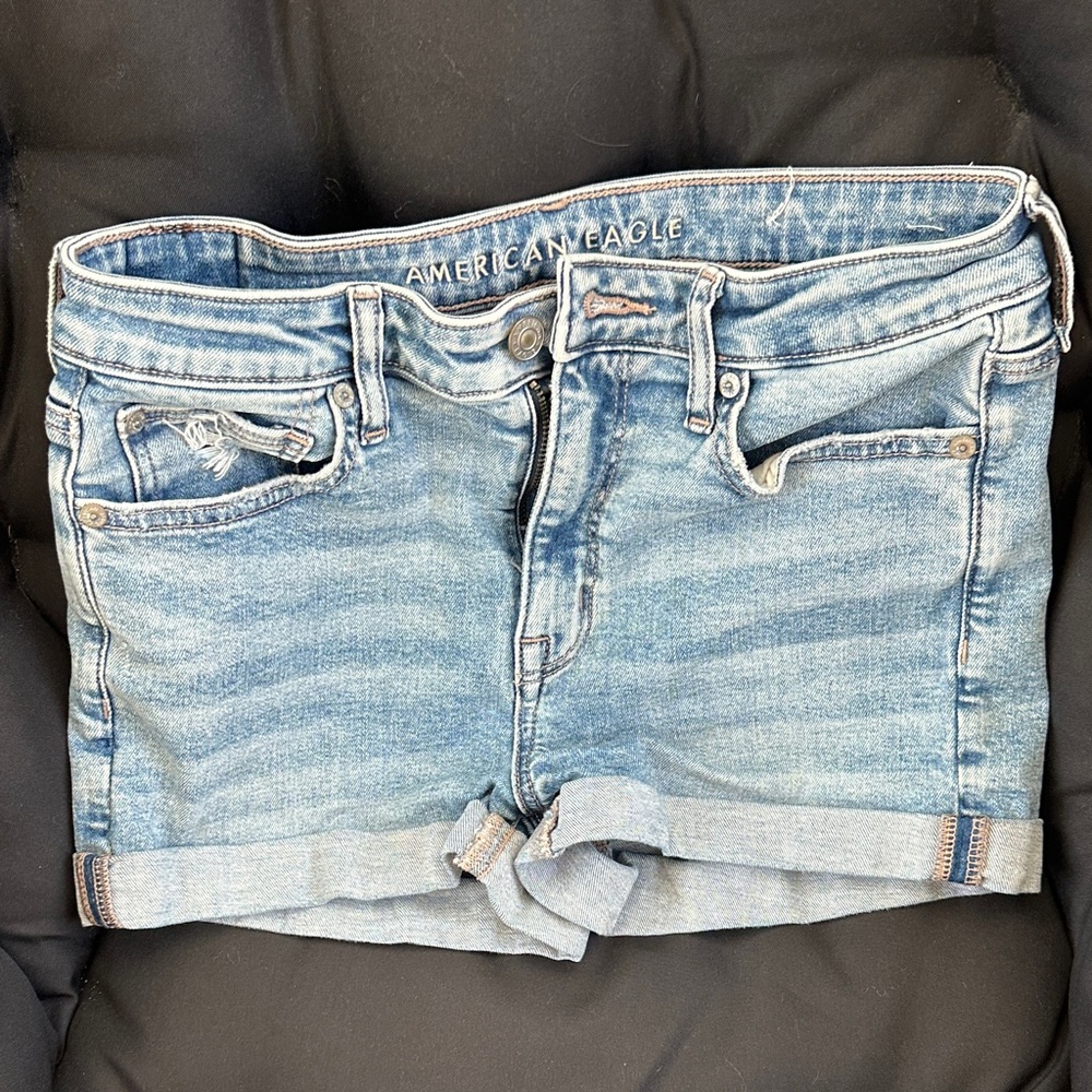 American Eagle Outfitters Light Blue Jean Shorts